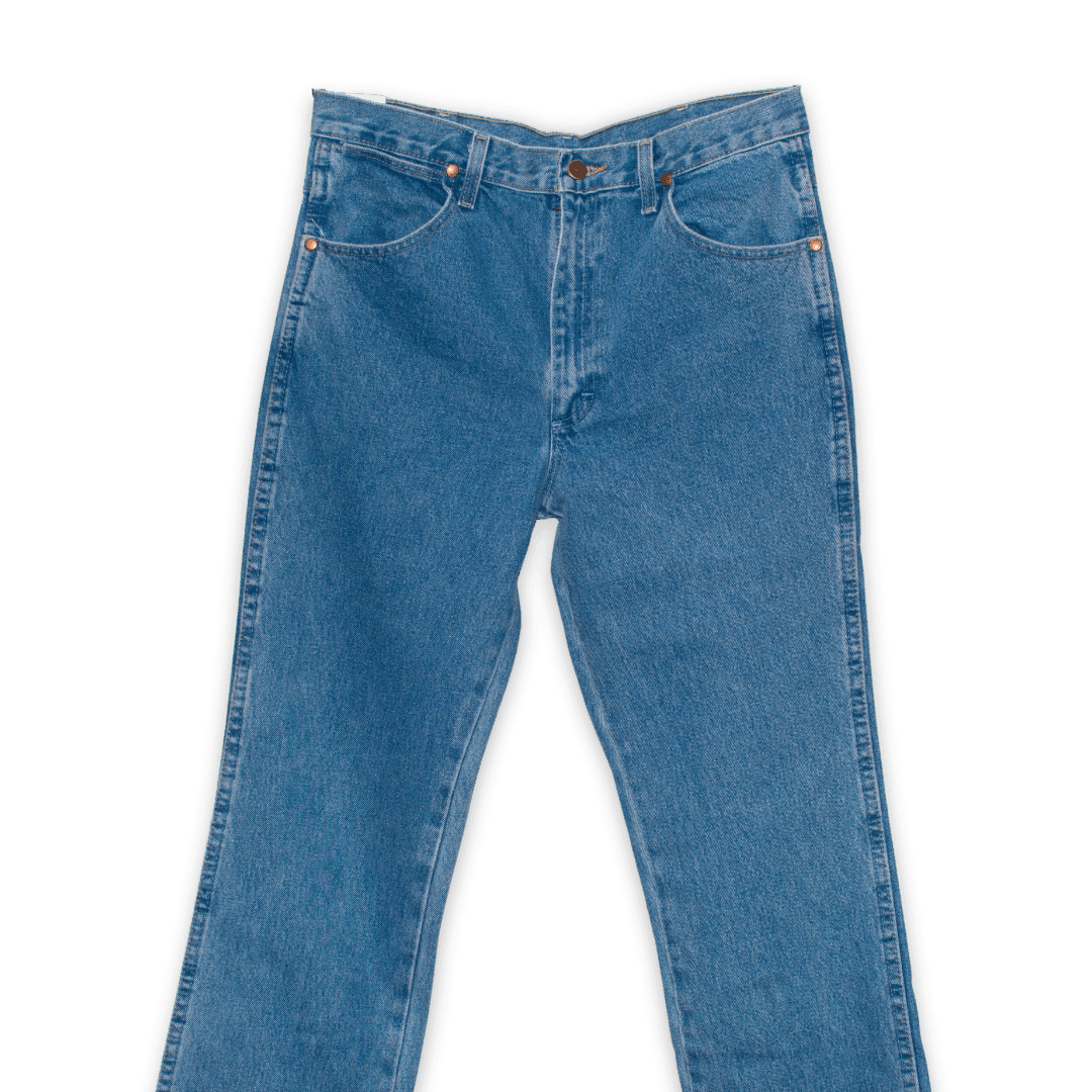 Pantalón de mezclilla Wrangler slim fit azul