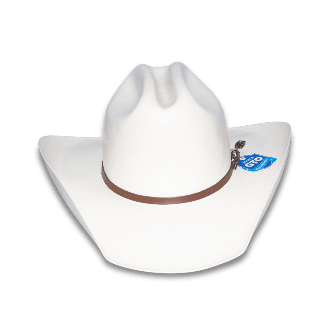Sombrero Rocha Hats 100x Country blanco, vista de frente